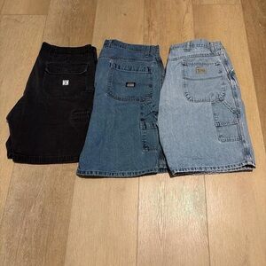 3 pairs of mens jorts great condition